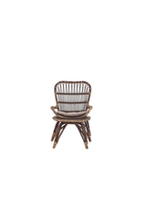 Ella Outdoor Lounge - Stuhl - walnuss dunkel/Rattan - Accent Chair - ALVAHOME