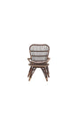 Ella Outdoor Lounge - Stuhl - walnuss dunkel/Rattan - Accent Chair - ALVAHOME