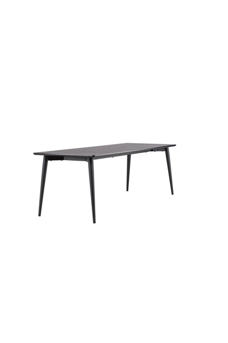 Ellis rechteckiger Esstisch - schwarz/MDF - Rechteckige Esstische - ALVAHOME