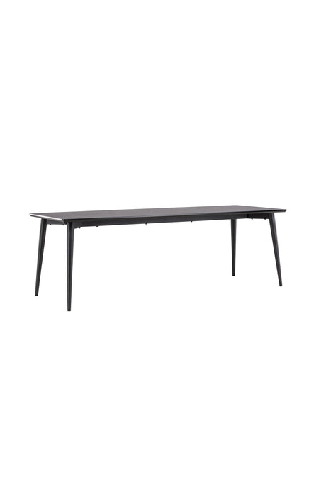 Ellis rechteckiger Esstisch - schwarz/MDF - Rechteckige Esstische - ALVAHOME