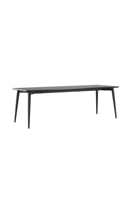 Ellis rechteckiger Esstisch - schwarz/MDF - Rechteckige Esstische - ALVAHOME