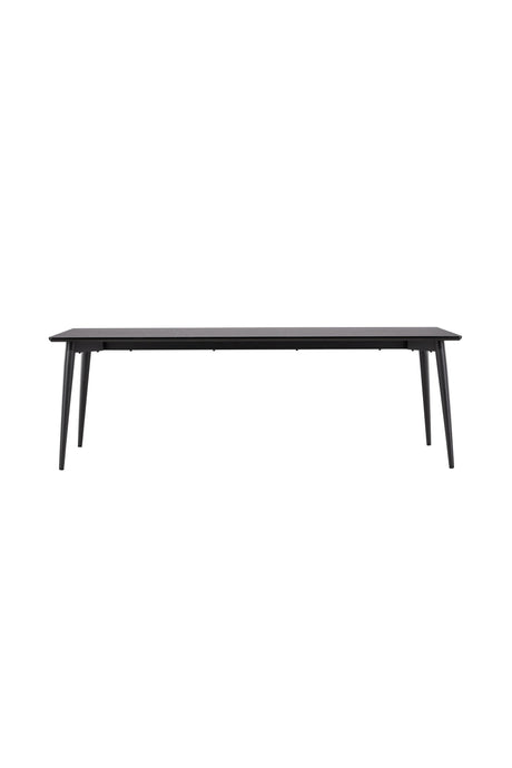 Ellis rechteckiger Esstisch - schwarz/MDF - Rechteckige Esstische - ALVAHOME