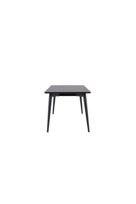 Ellis rechteckiger Esstisch - schwarz/MDF - Rechteckige Esstische - ALVAHOME