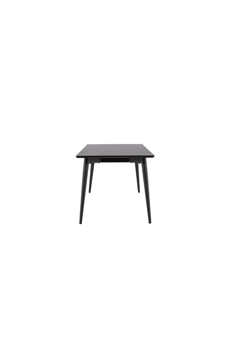 Ellis rechteckiger Esstisch - schwarz/MDF - Rechteckige Esstische - ALVAHOME