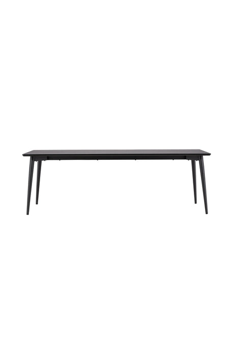 Ellis rechteckiger Esstisch - schwarz/MDF - Rechteckige Esstische - ALVAHOME