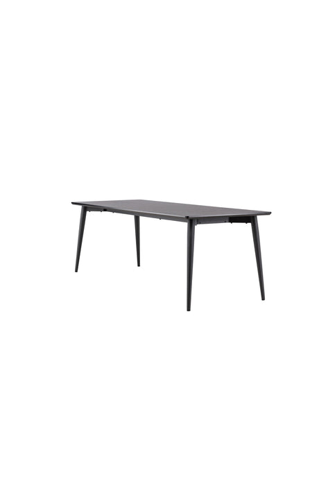 Ellis rechteckiger Esstisch - schwarz/MDF - Rechteckige Esstische - ALVAHOME