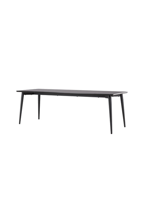 Ellis rechteckiger Esstisch - schwarz/MDF - Rechteckige Esstische - ALVAHOME