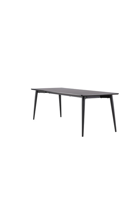 Ellis rechteckiger Esstisch - schwarz/MDF - Rechteckige Esstische - ALVAHOME