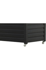 Elsa Kissenbox - schwarz/Aluminum - Kissenboxen - ALVAHOME