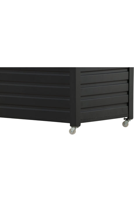 Elsa Kissenbox - schwarz/Aluminum - Kissenboxen - ALVAHOME