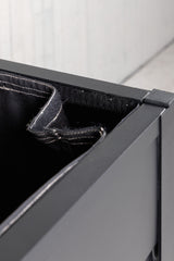 Elsa Kissenbox - schwarz/Aluminum - Kissenboxen - ALVAHOME