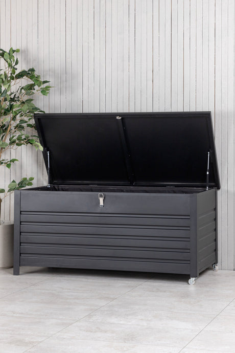 Elsa Kissenbox - schwarz/Aluminum - Kissenboxen - ALVAHOME