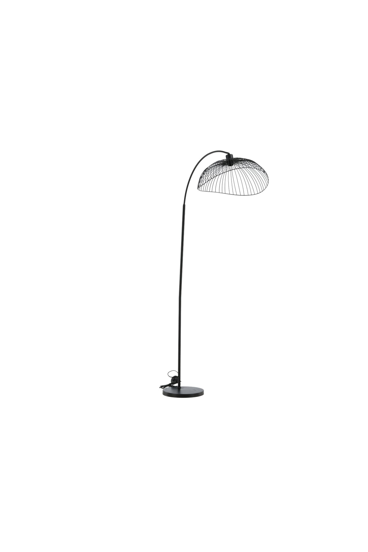 Elsa Stehlampe - schwarz/Stahl - Stehlampen - ALVAHOME