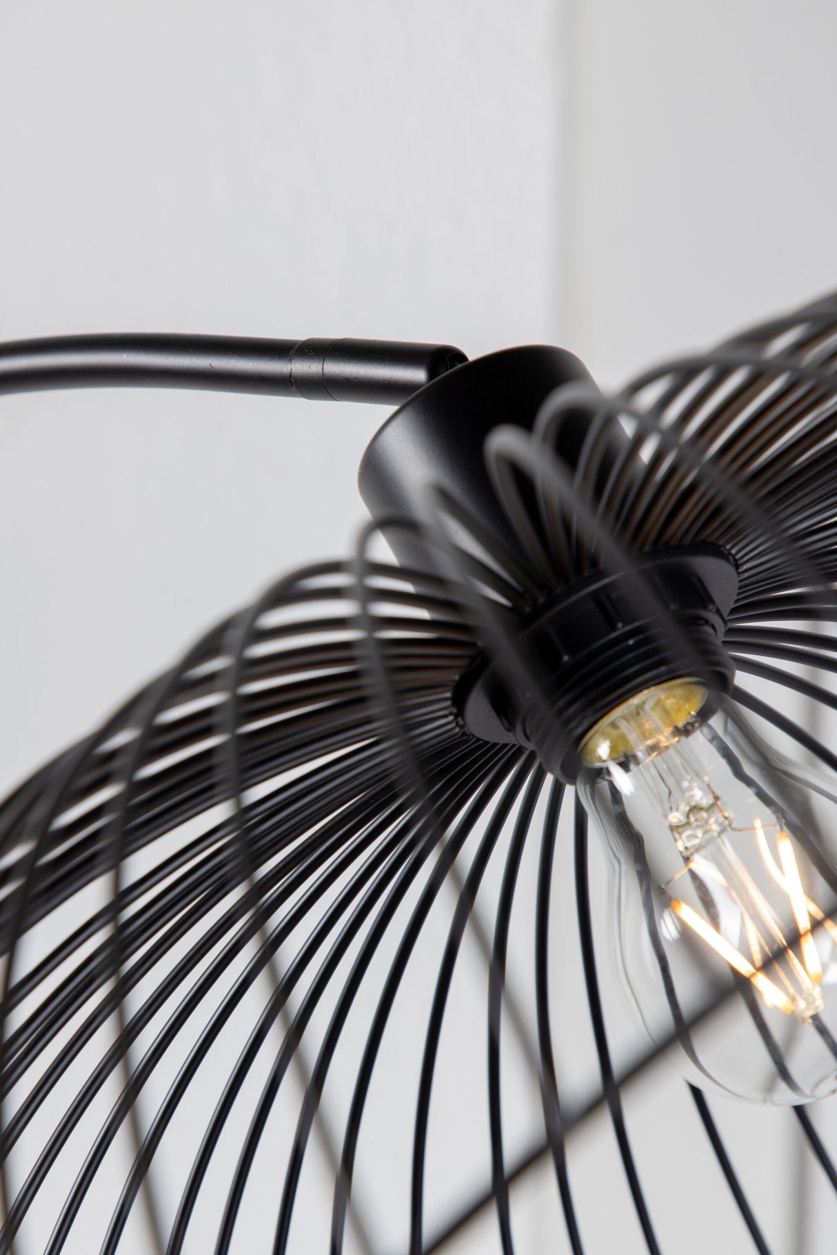Elsa Stehlampe - schwarz/Stahl - Stehlampen - ALVAHOME
