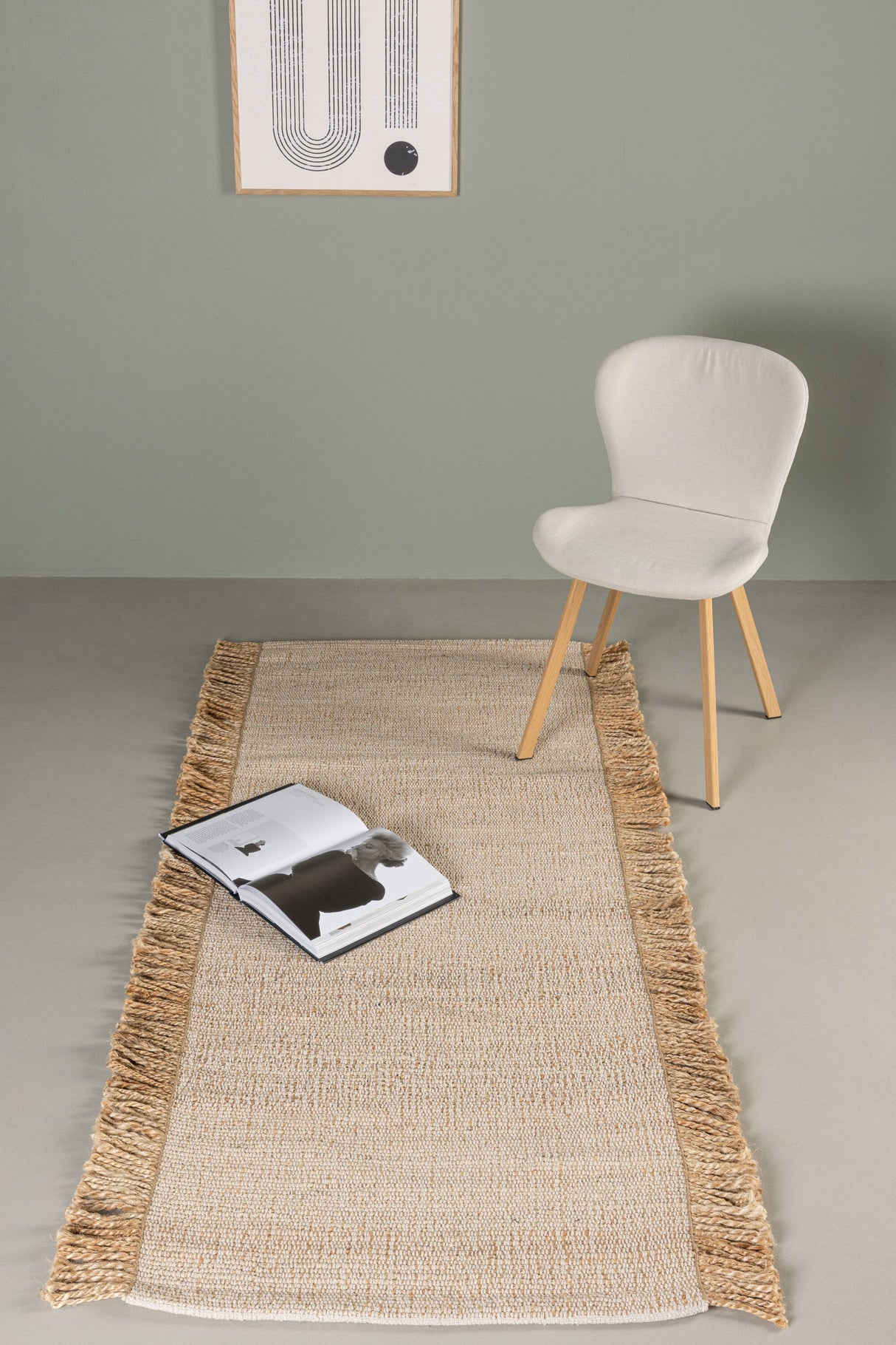 Emilio Flur - Läufer - off - white/Jute - Flur - Läufer - ALVAHOME