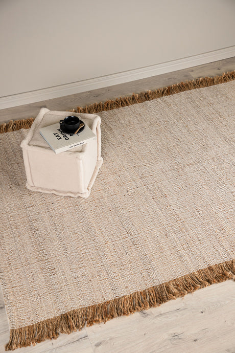 Emilio Wohnzimmerteppich - off - white/Jute - Wohnzimmerteppiche - ALVAHOME