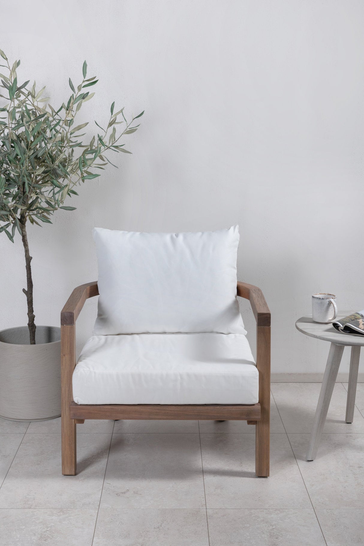 Erica Outdoor - Sessel - braun/Akazie - Outdoor - Sessel - ALVAHOME