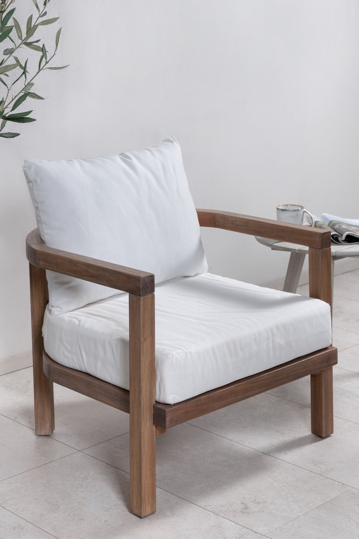 Erica Outdoor - Sessel - braun/Akazie - Outdoor - Sessel - ALVAHOME