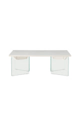 Ester Couchtisch - weiß/MDF - Couchtische - ALVAHOME