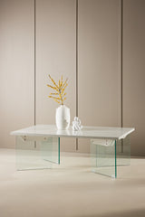 Ester Couchtisch - weiß/MDF - Couchtische - ALVAHOME