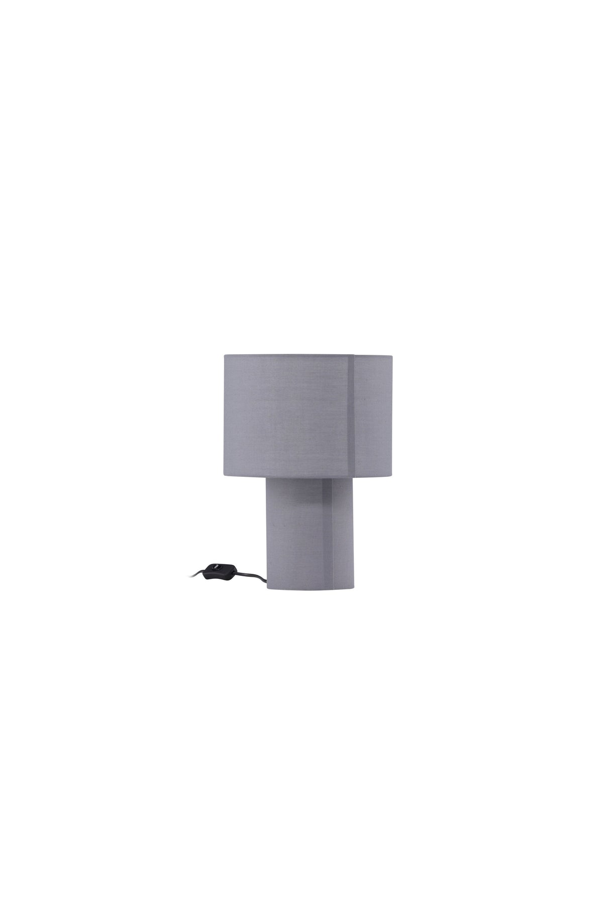 Etenio Tischlampe - dunkelgrau/Polyester - Leinen - Tischlampen - ALVAHOME