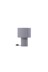 Etenio Tischlampe - dunkelgrau/Polyester - Leinen - Tischlampen - ALVAHOME
