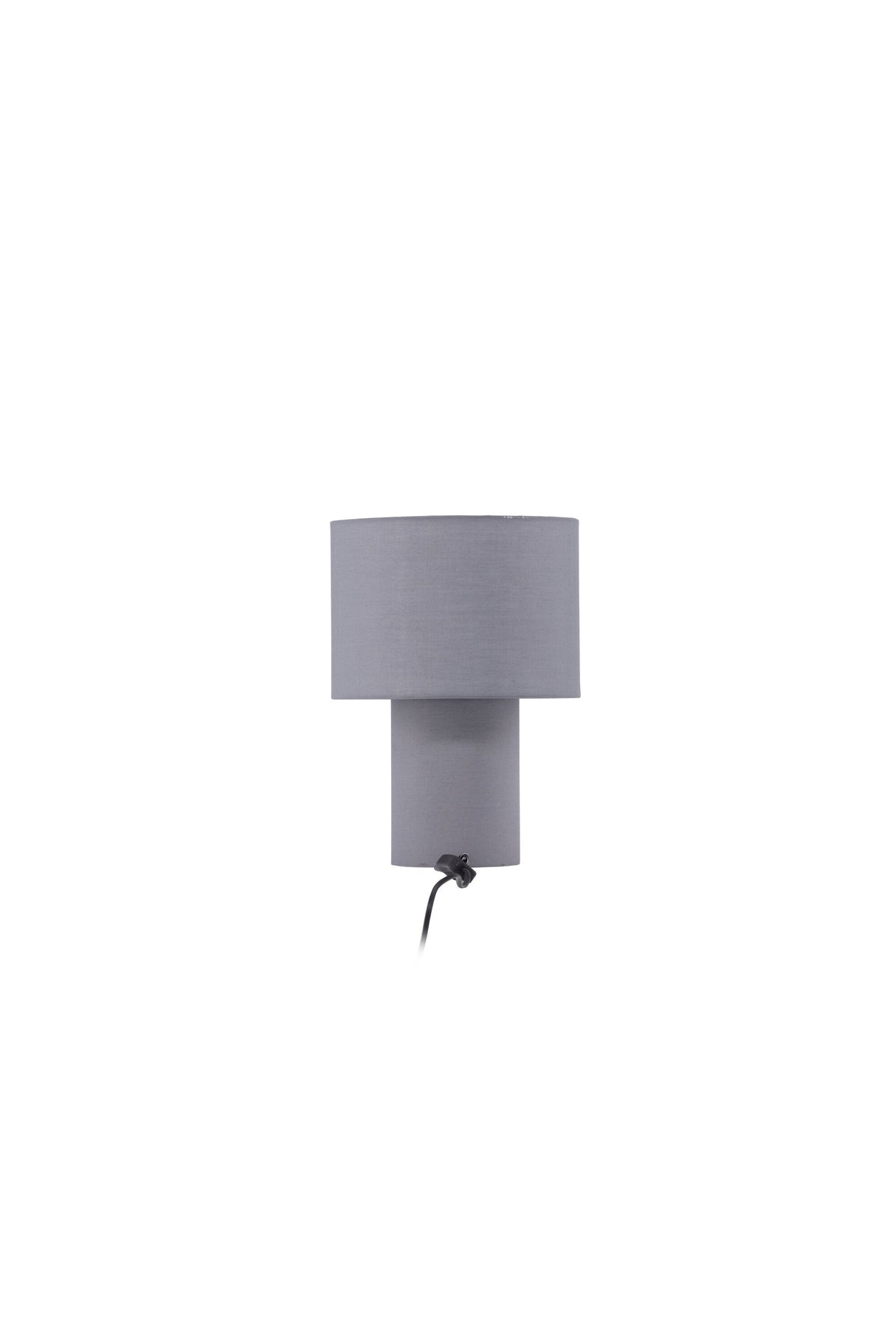 Etenio Tischlampe - dunkelgrau/Polyester - Leinen - Tischlampen - ALVAHOME