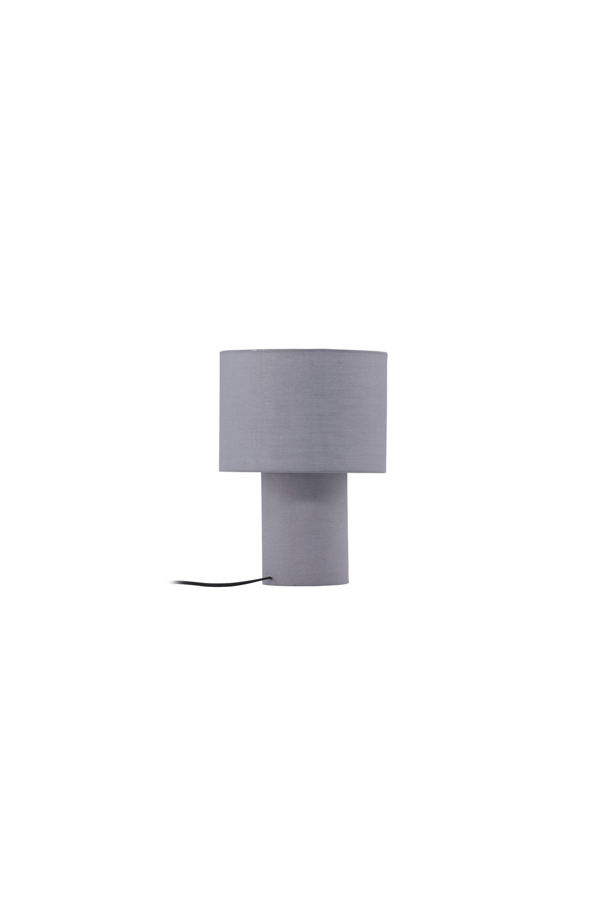 Etenio Tischlampe - dunkelgrau/Polyester - Leinen - Tischlampen - ALVAHOME