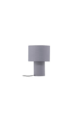 Etenio Tischlampe - dunkelgrau/Polyester - Leinen - Tischlampen - ALVAHOME