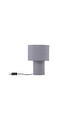 Etenio Tischlampe - dunkelgrau/Polyester - Leinen - Tischlampen - ALVAHOME