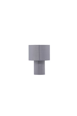 Etenio Tischlampe - dunkelgrau/Polyester - Leinen - Tischlampen - ALVAHOME