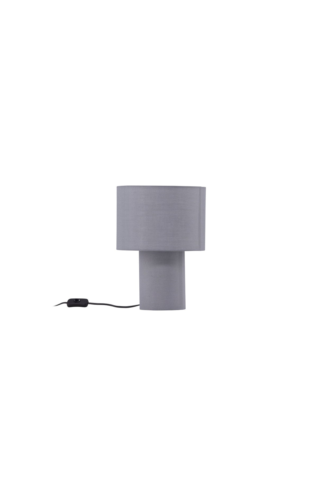 Etenio Tischlampe - dunkelgrau/Polyester - Leinen - Tischlampen - ALVAHOME