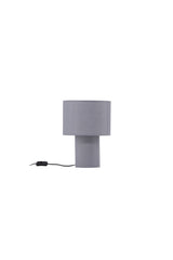Etenio Tischlampe - dunkelgrau/Polyester - Leinen - Tischlampen - ALVAHOME