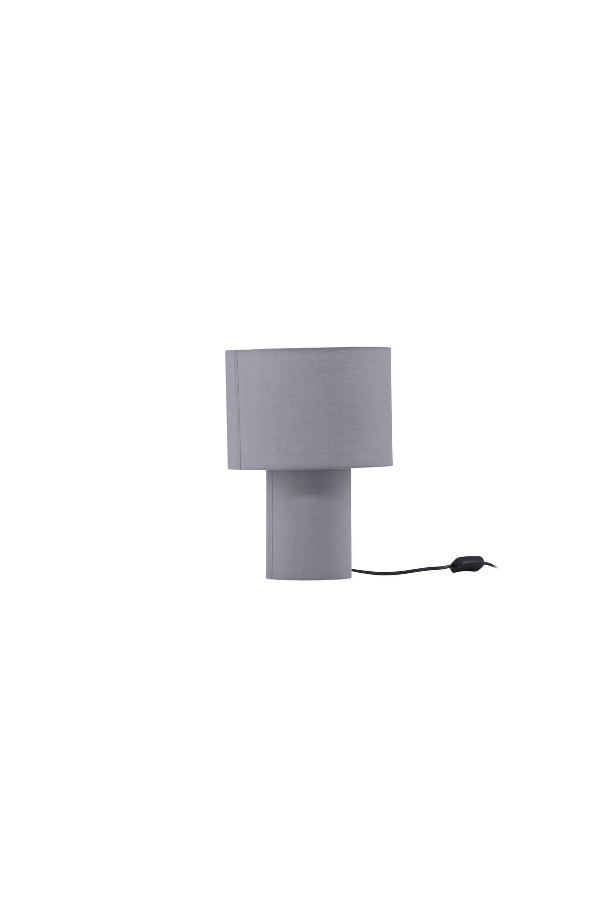 Etenio Tischlampe - dunkelgrau/Polyester - Leinen - Tischlampen - ALVAHOME
