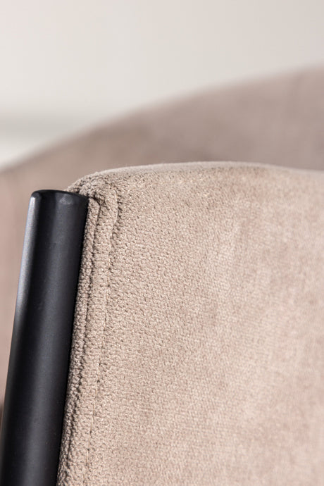 Evelina Esszimmerstuhl - beige/Polyester - Leinen - Essstühle - ALVAHOME