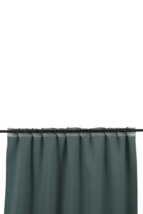 Evelyn Vorhang - aqua/Polyester - Vorhänge - ALVAHOME