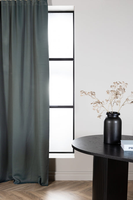 Evelyn Vorhang - aqua/Polyester - Vorhänge - ALVAHOME