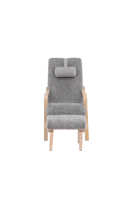 Fårö Lounge - Stuhl - hellgrau/Polyester - Lounge - Stühle - ALVAHOME