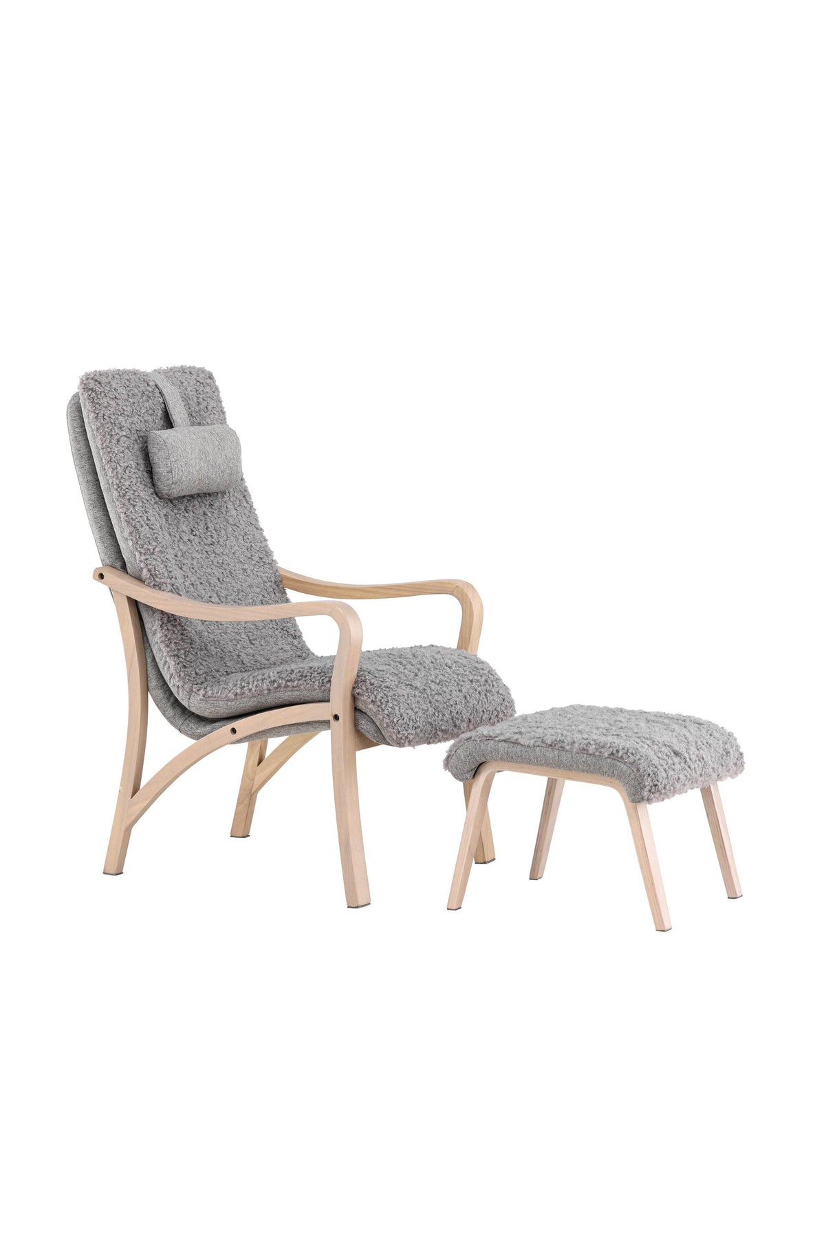 Fårö Lounge - Stuhl - hellgrau/Polyester - Lounge - Stühle - ALVAHOME