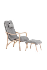 Fårö Lounge - Stuhl - hellgrau/Polyester - Lounge - Stühle - ALVAHOME
