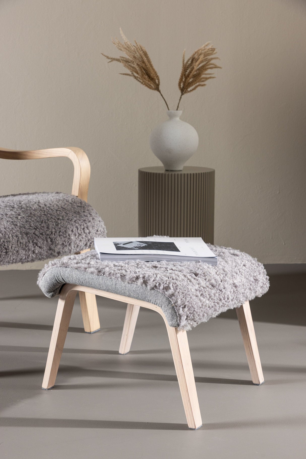 Fårö Lounge - Stuhl - hellgrau/Polyester - Lounge - Stühle - ALVAHOME