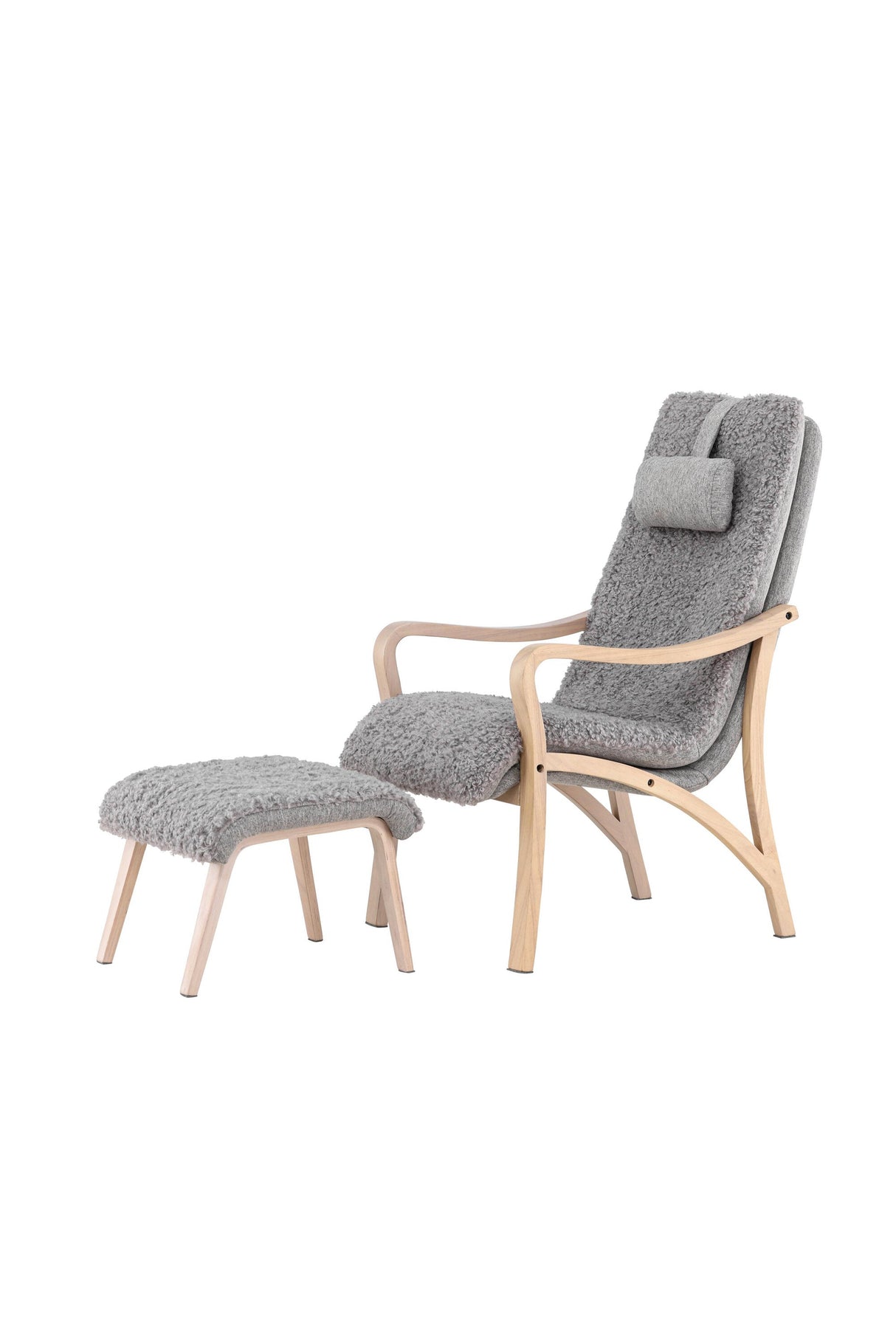 Fårö Lounge - Stuhl - hellgrau/Polyester - Lounge - Stühle - ALVAHOME