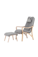 Fårö Lounge - Stuhl - hellgrau/Polyester - Lounge - Stühle - ALVAHOME