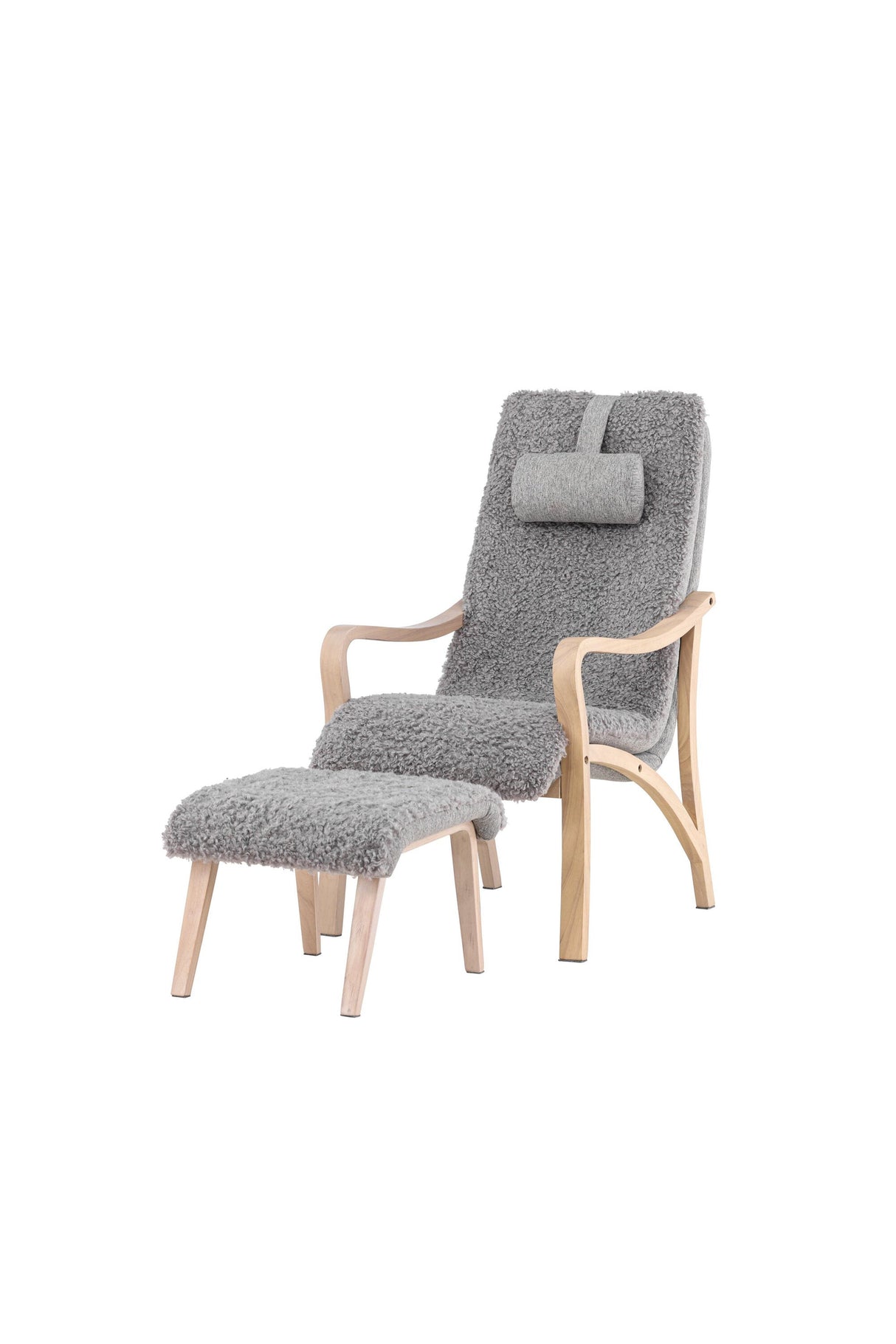 Fårö Lounge - Stuhl - hellgrau/Polyester - Lounge - Stühle - ALVAHOME