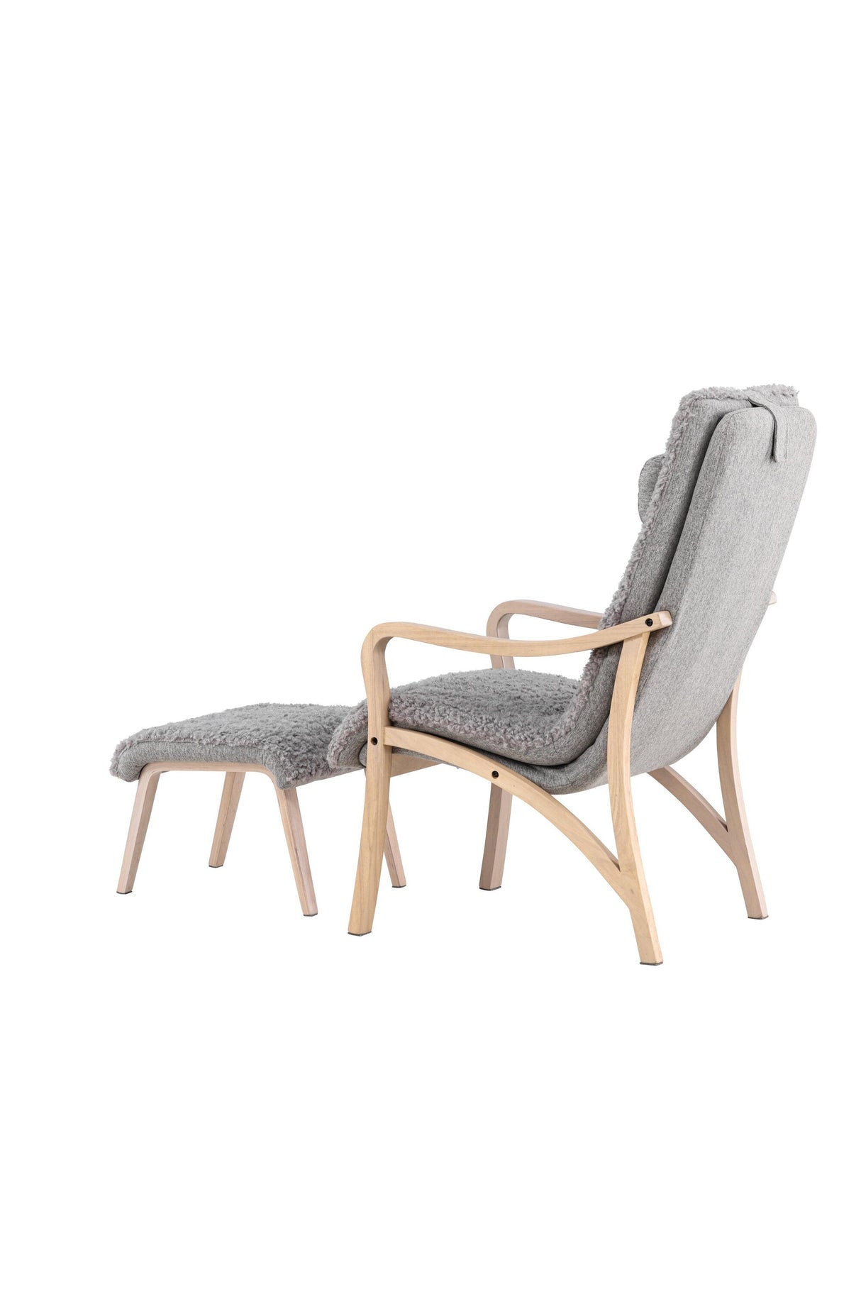 Fårö Lounge - Stuhl - hellgrau/Polyester - Lounge - Stühle - ALVAHOME