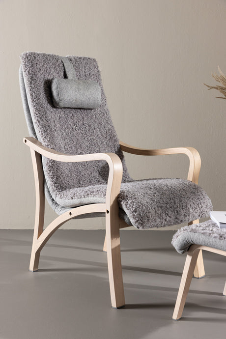 Fårö Lounge - Stuhl - hellgrau/Polyester - Lounge - Stühle - ALVAHOME