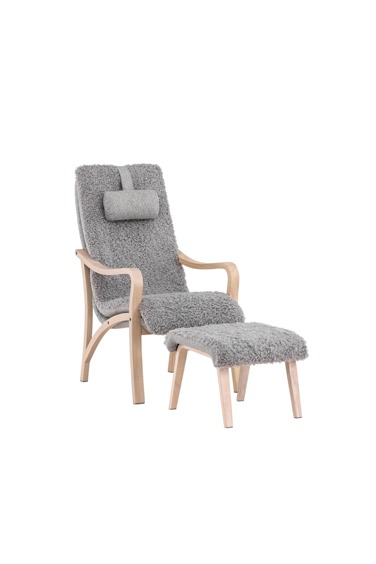 Fårö Lounge - Stuhl - hellgrau/Polyester - Lounge - Stühle - ALVAHOME