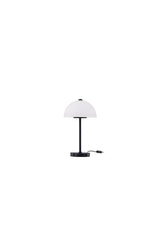Ferrand Tischlampe - weiß/Glas - Tischlampen - ALVAHOME