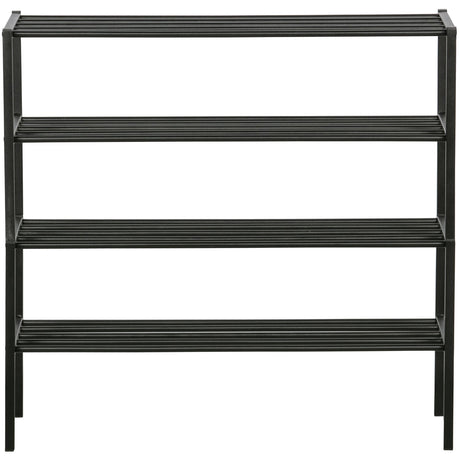 Ferro Schuhregal - schwarz/Eisen - Schuhregale - ALVAHOME