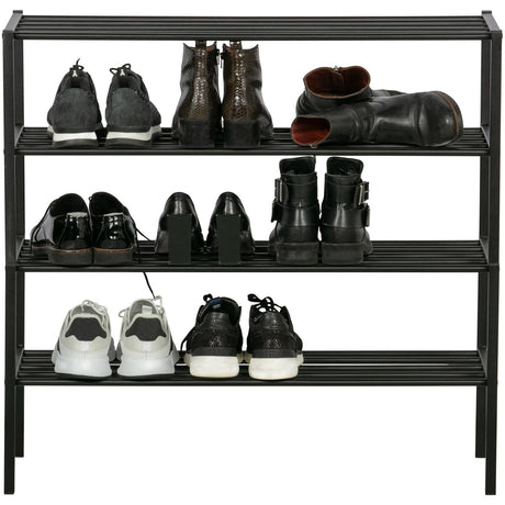 Ferro Schuhregal - schwarz/Eisen - Schuhregale - ALVAHOME
